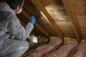 Image of man checking attic portraying how to get rid of mold in the attic